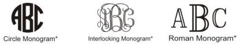 Monogram Examples